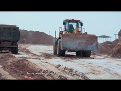 Changlin ZL40H Tekerlekli Ön Uç yükleyici Cummins motoru ile 2.4 Cbm kova