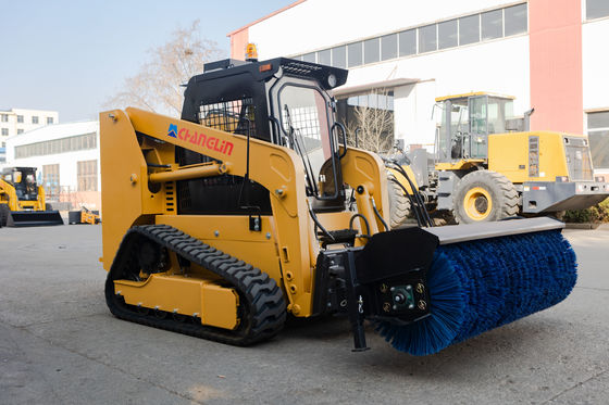 Direksiyon Kaydırma Yükleyici Ekipmanı TS100 74KW Mini Yükleyici Bağlantıları
