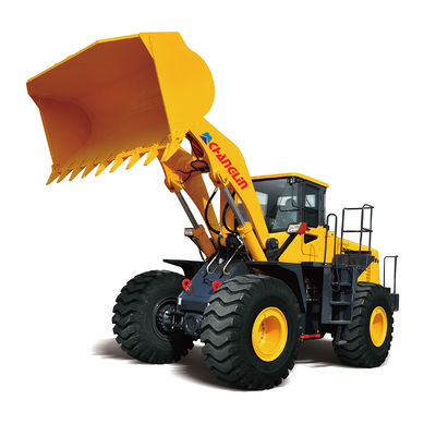 Changlin ZL80H ön uç tekerlekli yükleyici kova 75000kg Cummins motoru ile