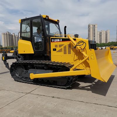 T120N-3 Sürünen Buldozer 10 Ton Motor Gücü 81KW 2300r/min