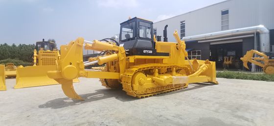 GTY320 Mini Crawler Bulldozer 257KW 37.2 Ton 10m3 Dozing Kapasitesi Hidrolik Küçük Crawler Dozer
